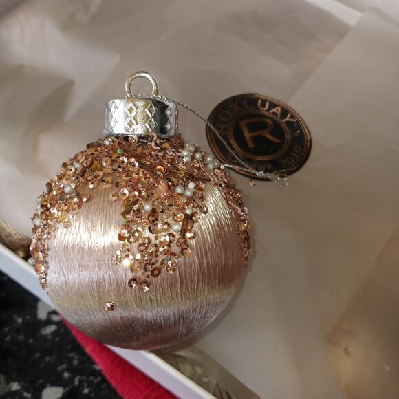 Lux Christmas balls - gold - Picture 4 of 13